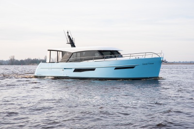 Weltpremiere Discovery 46 OC „Longroof“ auf der Motor Boat Sneek 2022