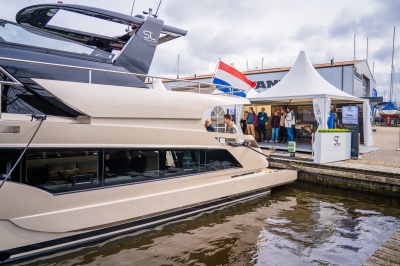 Super Lauwersmeer op de najaarsshow van Motorboot Sneek 2023