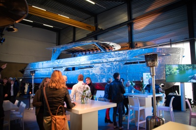 VIP-event op de werf