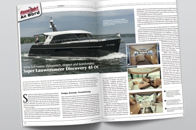 "Far ahead of its time": Wassersport magazine on the Discovery 45 OC