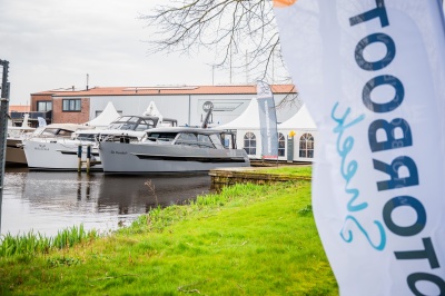 Super Lauwersmeer op de voorjaarsshow van Motorboot Sneek 2025