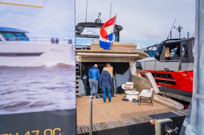 Super Lauwersmeer op de najaarsshow van Motorboot Sneek 2023
