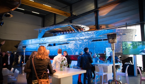 VIP-event op de werf