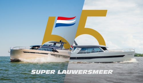 Jubilierendes Super Lauwersmeer auf der HISWA te Water 2024