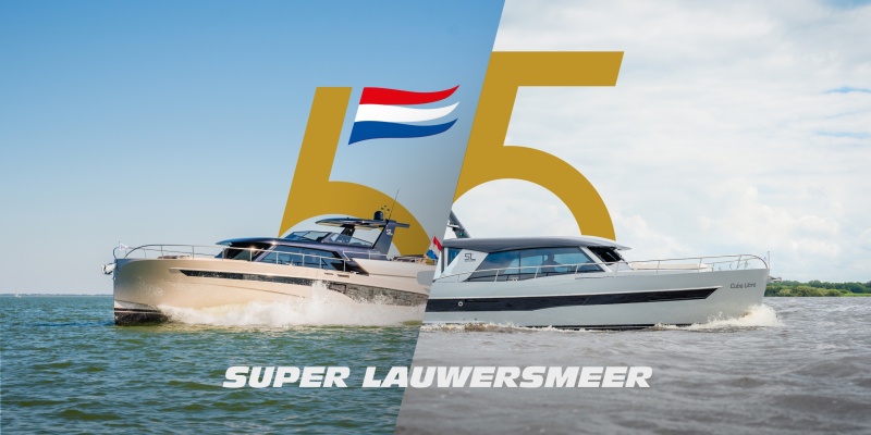 Jubilierendes Super Lauwersmeer auf der HISWA te Water 2024